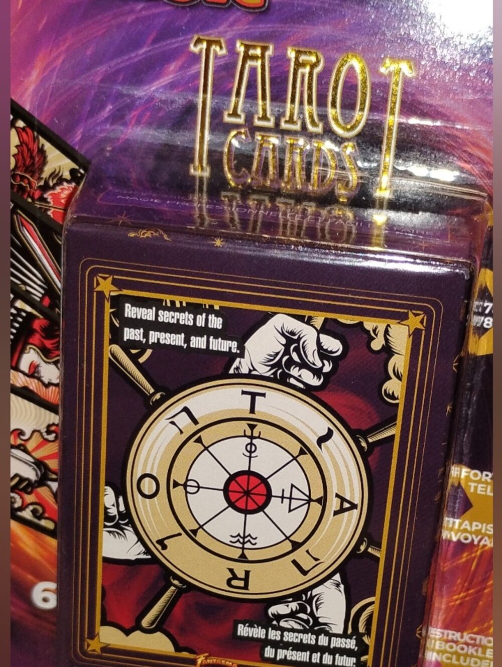 Magic Tarot Cards Deck - Purple Gold Design